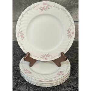 5 Vtg 7 1/2” Gold Standard Salad Plates Genuine Porcelain China Made in Japan